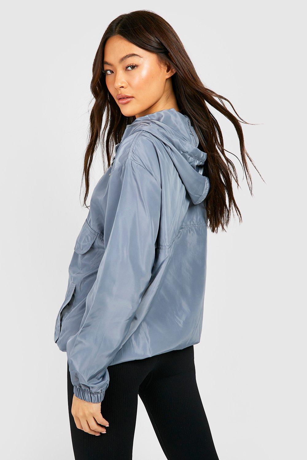 Windbreaker jacket shop womens boohoo